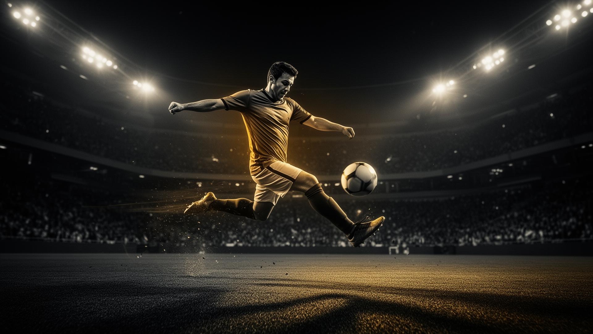 Fútbol en estadio